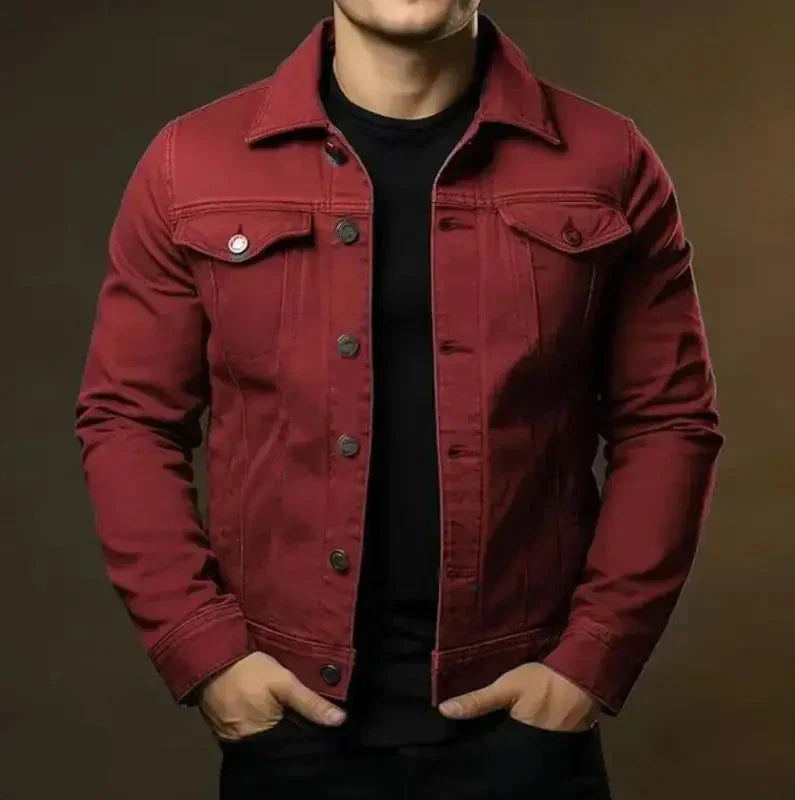 Robust & Timeless Men's Denim Jacket made from 100% Cotton - Noah