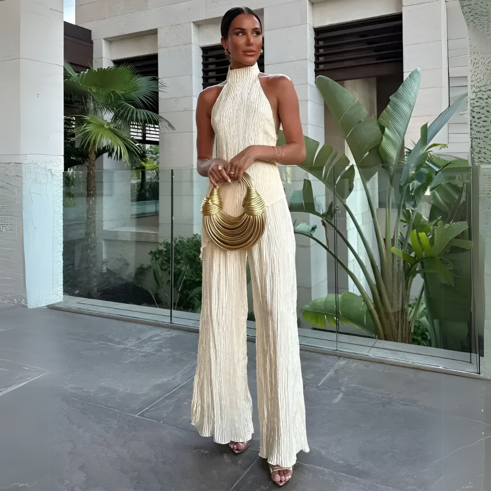 Chic Off The Shoulder Jumpsuit for Women - BritishElegance