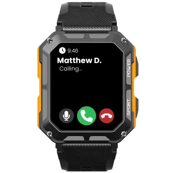Rugged Smartwatch with Heart Rate Monitor & Step Tracker - EnduranceX
