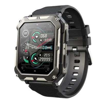 Rugged Smartwatch with Heart Rate Monitor & Step Tracker - EnduranceX