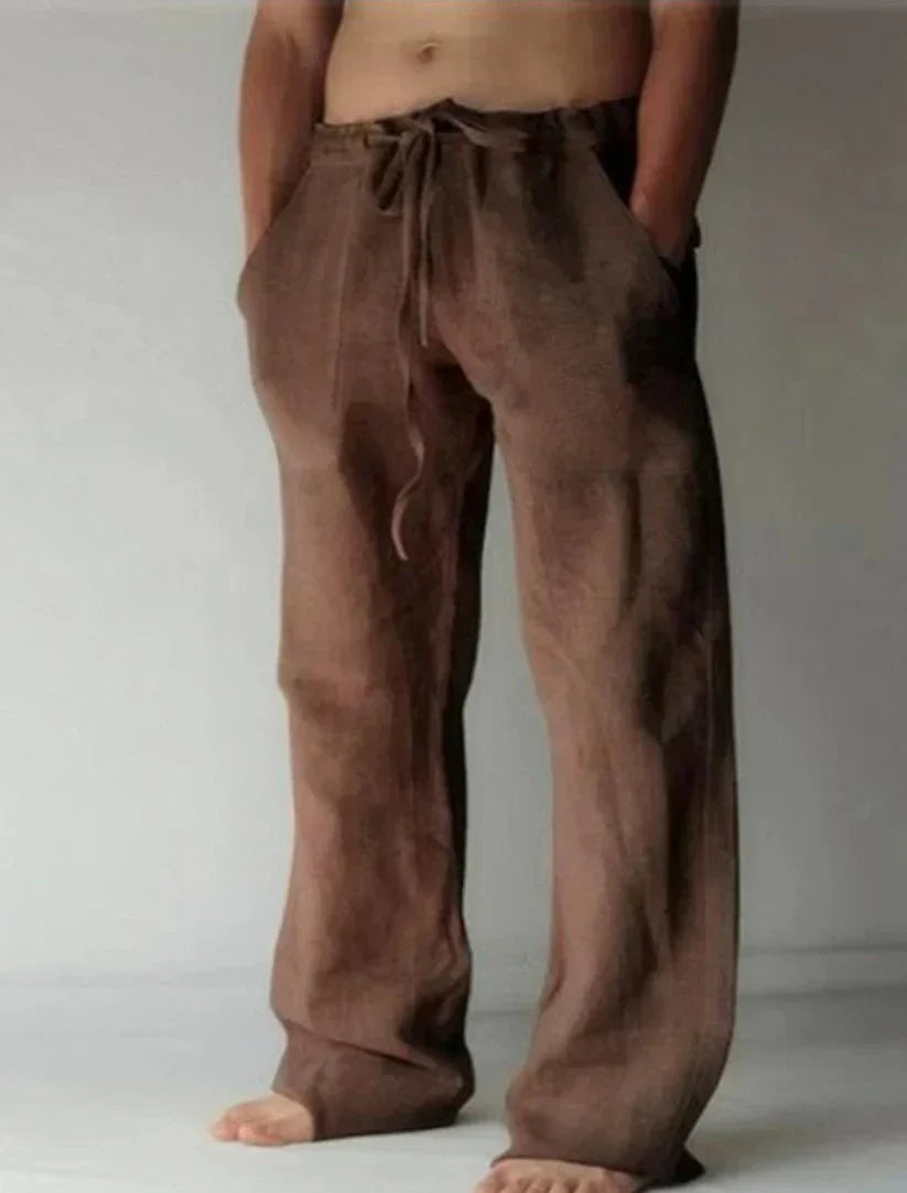Men's Linen Baggy Trousers: Arthur