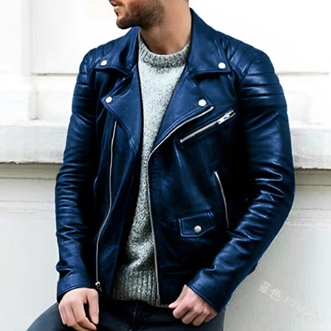 Ryder Leather Biker Jacket