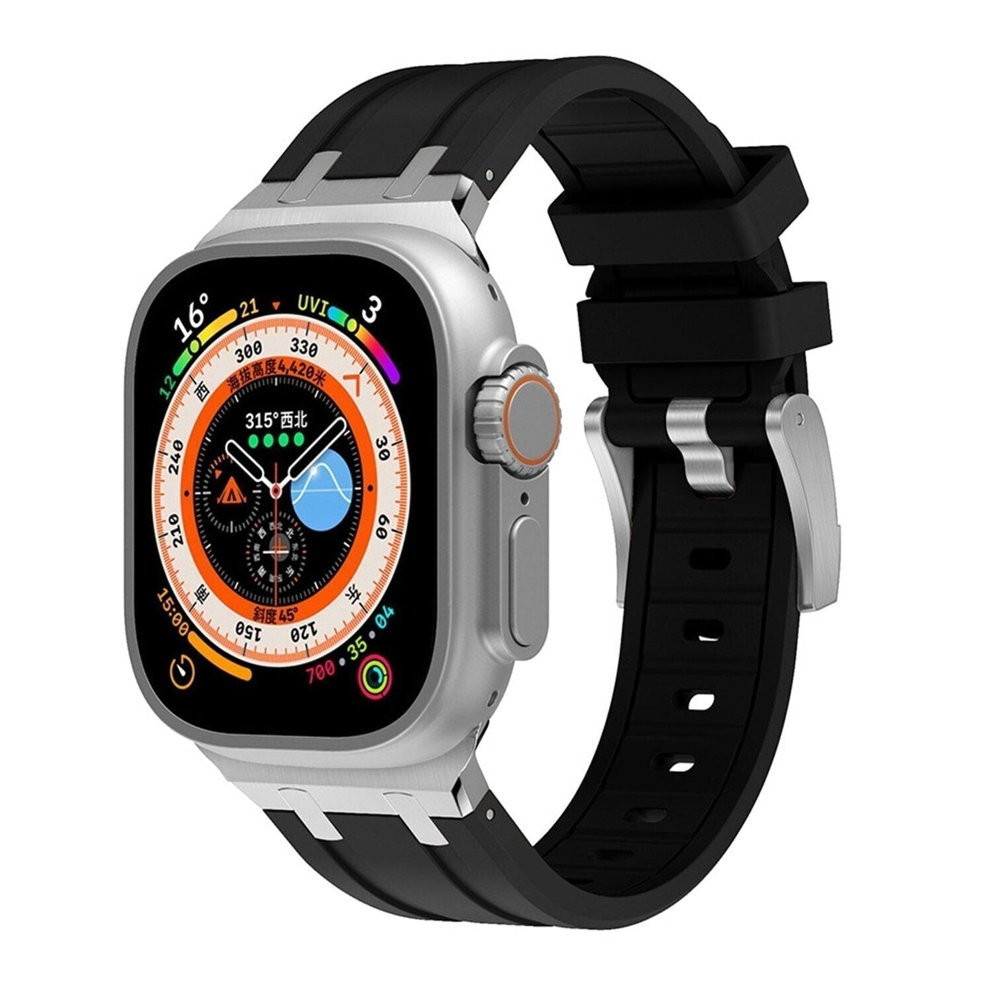 Premium Soft Apple Watch Silicone Strap - BritishElegance