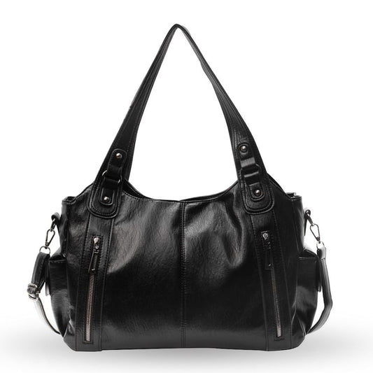 Aliona - School Bag With Shoulder Strap And Zipper Closure