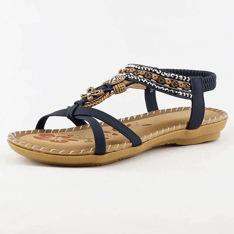 Women's Orthopedic Beaded Flat Sandals