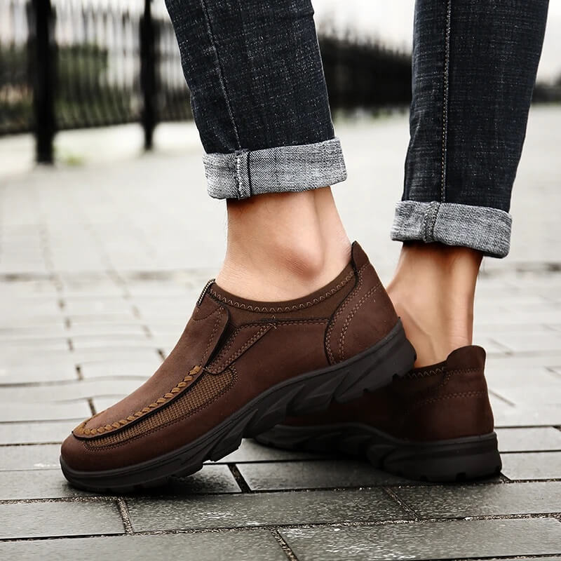 Fresh Slip-on - Comfort Breathable Loafer Dark Brown