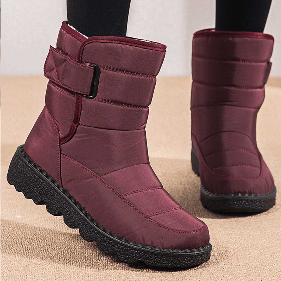 Insulated Waterproof Snow Boots for Women - BritishElegance