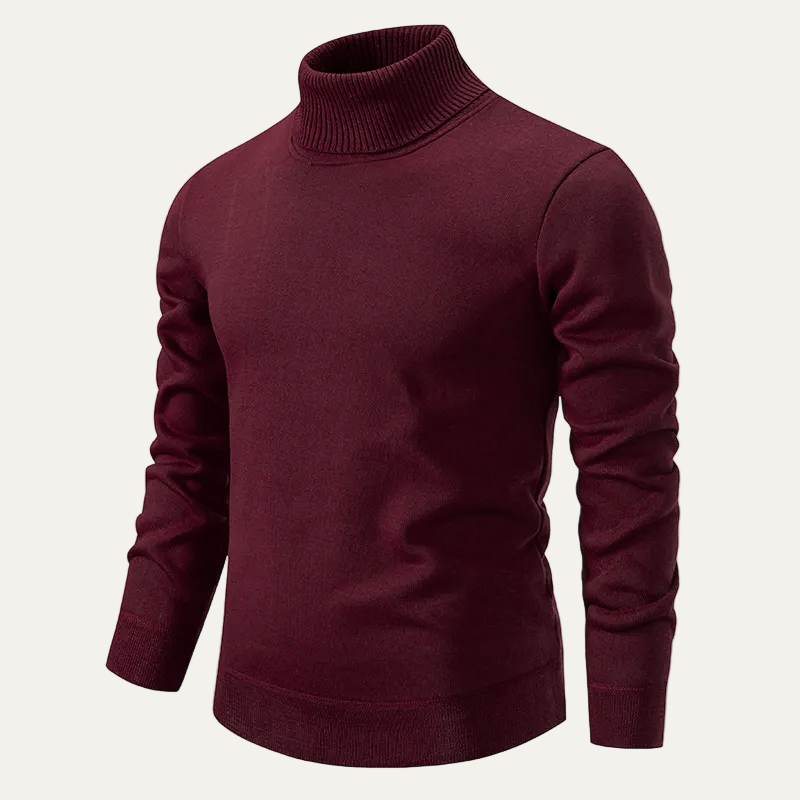 Men’s Fitted Classic Turtleneck Sweater