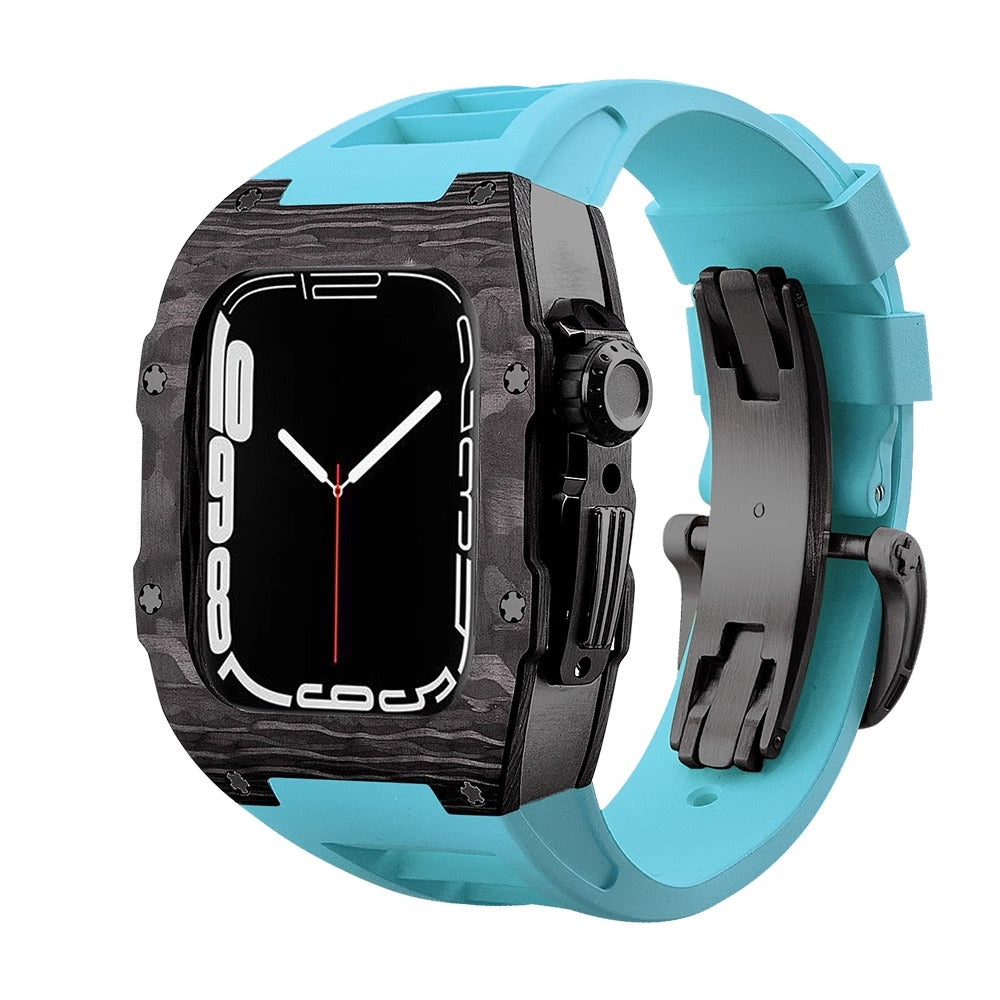 Slim Carbon Fiber Apple Watch Case Cover