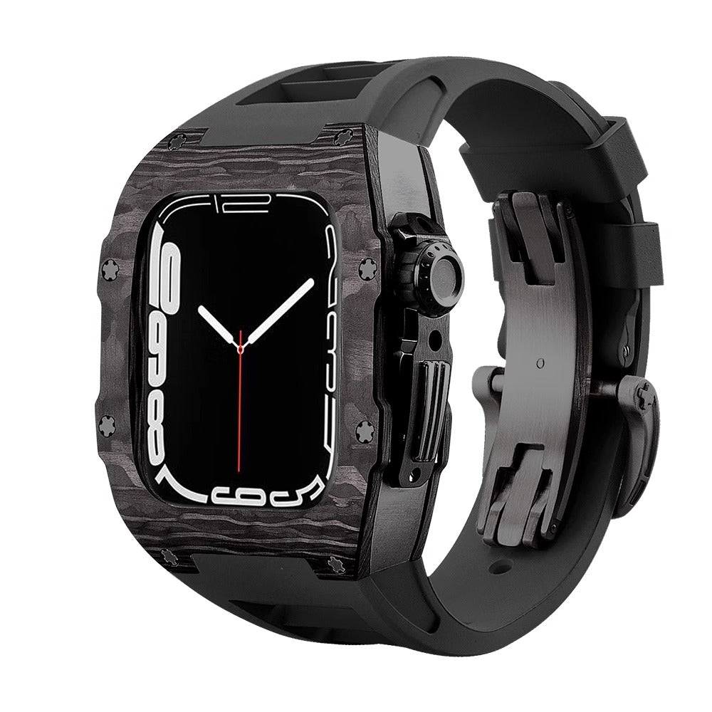 Slim Carbon Fiber Apple Watch Case Cover