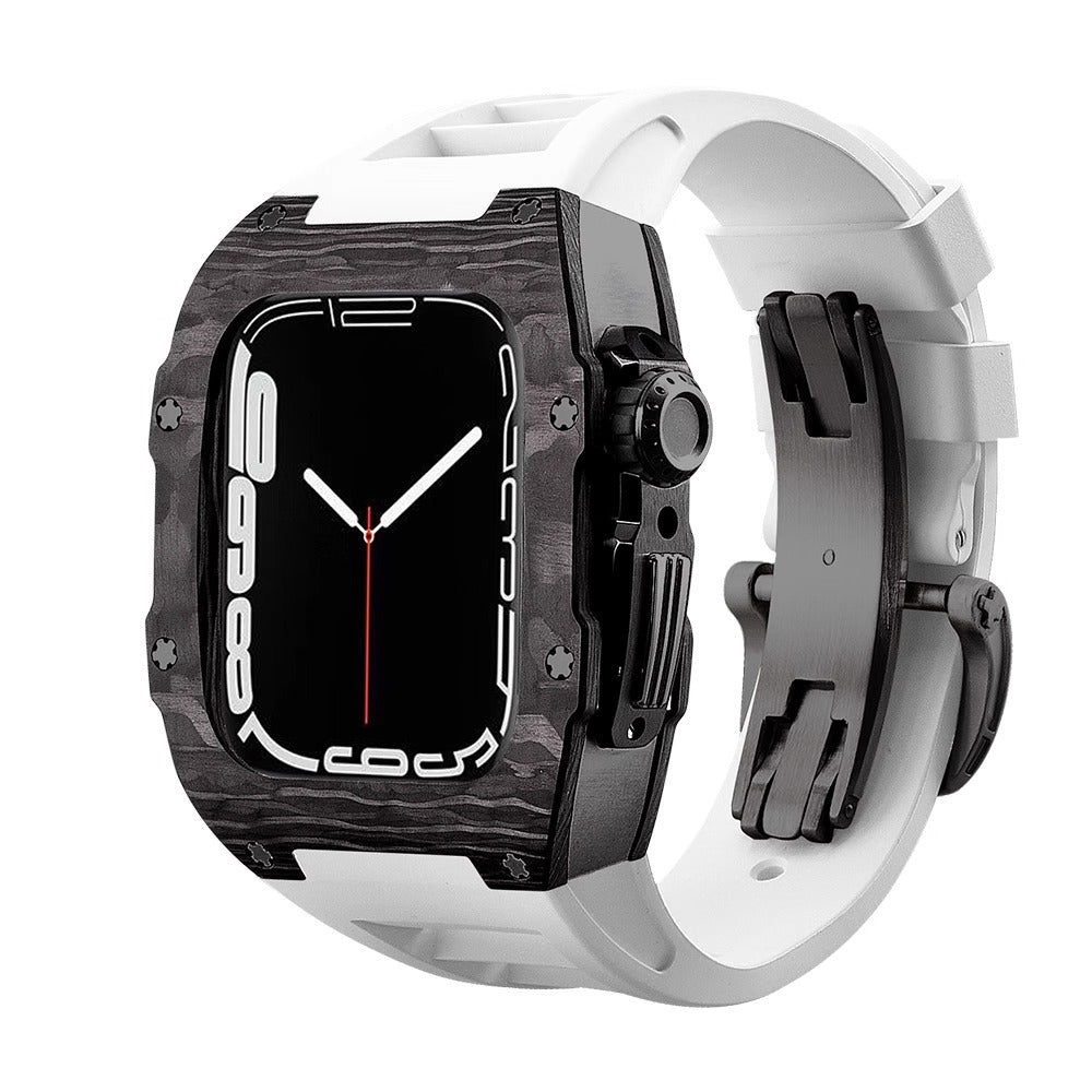 Slim Carbon Fiber Apple Watch Case Cover