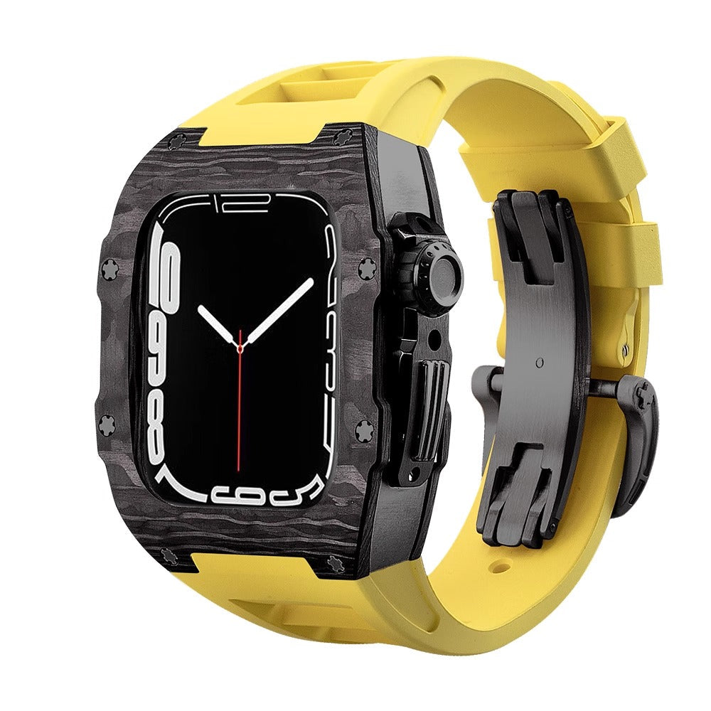 Slim Carbon Fiber Apple Watch Case Cover