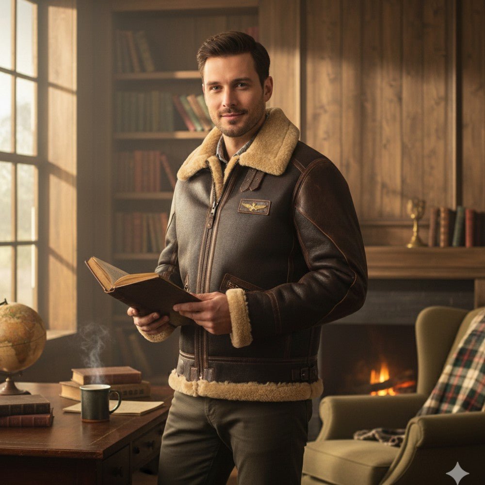 Shearling Pilot Winter Jacket
