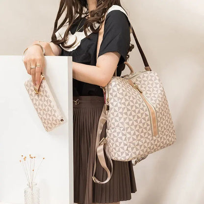 Averra | Stylish Convertible Backpack with Clutch – Water-Resistant, Spacious & Versatile