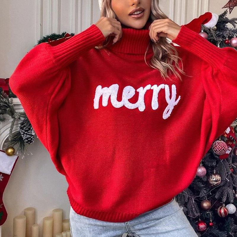 Christmas turtleneck sweater