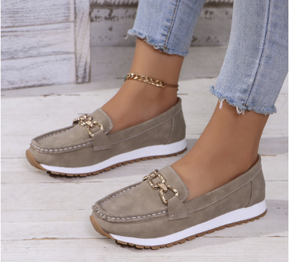 Ladies Slip On Comfortable Loafers Shoes