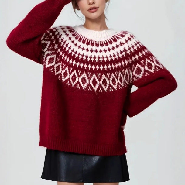 Christmas New Year Pullover Sweater