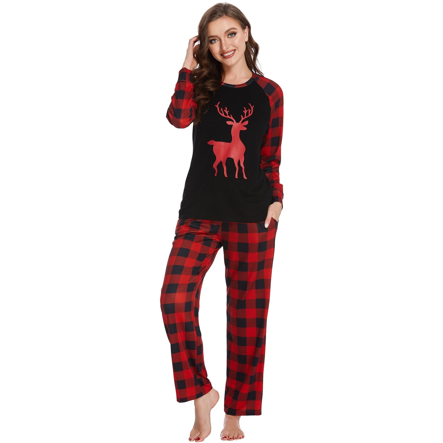 Christmas Print suit Pajamas