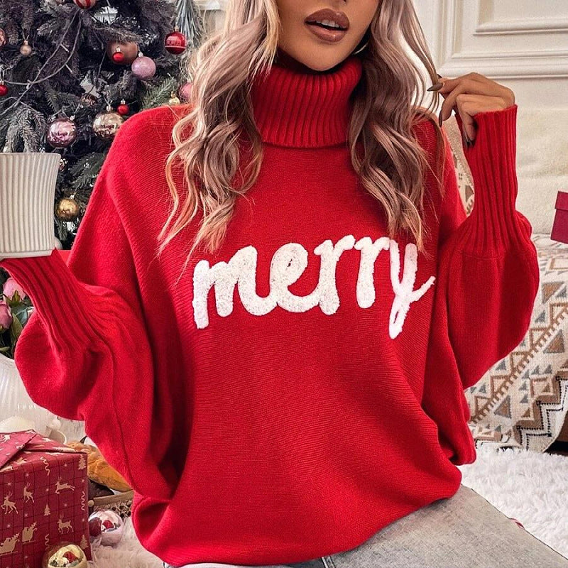Christmas turtleneck sweater