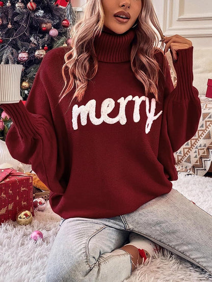Christmas turtleneck sweater