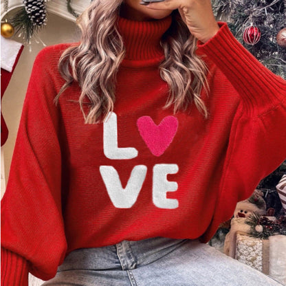 Christmas turtleneck sweater