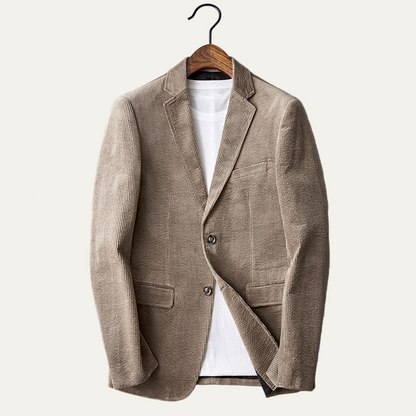 Men’s Corduroy Single Breasted Blazer