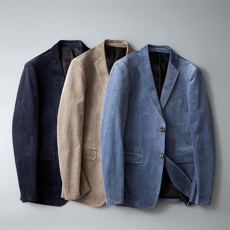 Smart Men’s Corduroy Blazer - Vincent