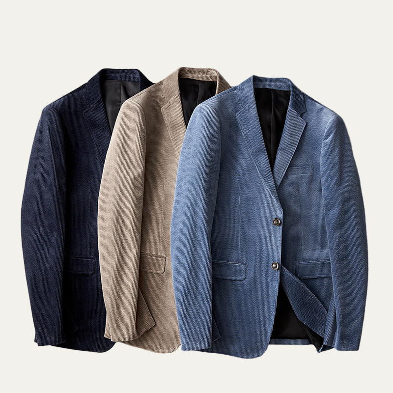 Men’s Corduroy Single Breasted Blazer