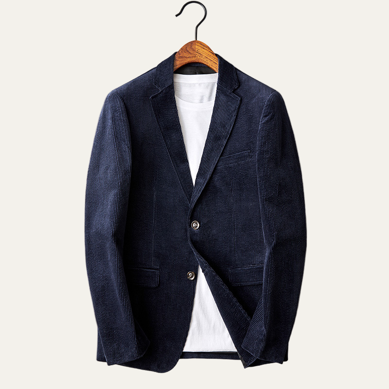 Men’s Corduroy Single Breasted Blazer