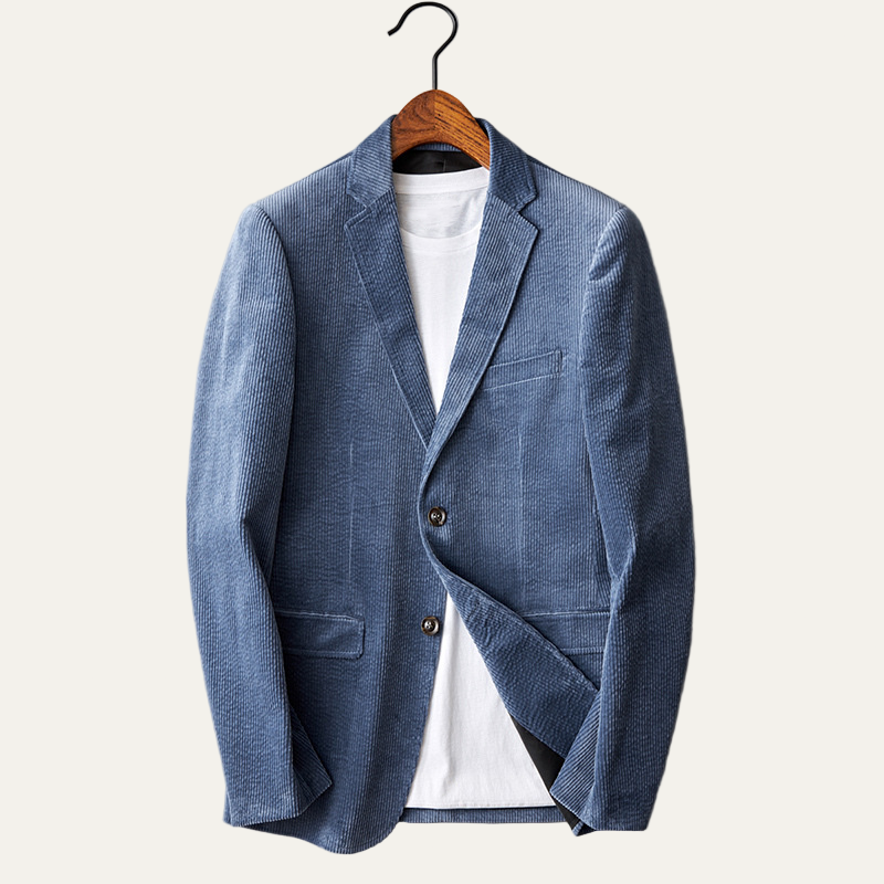 Men’s Corduroy Single Breasted Blazer