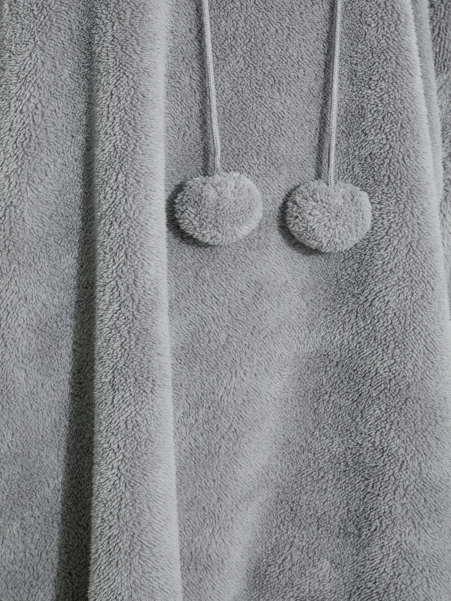 Snuggle Plus Oversized Teddy Hoodie Dress