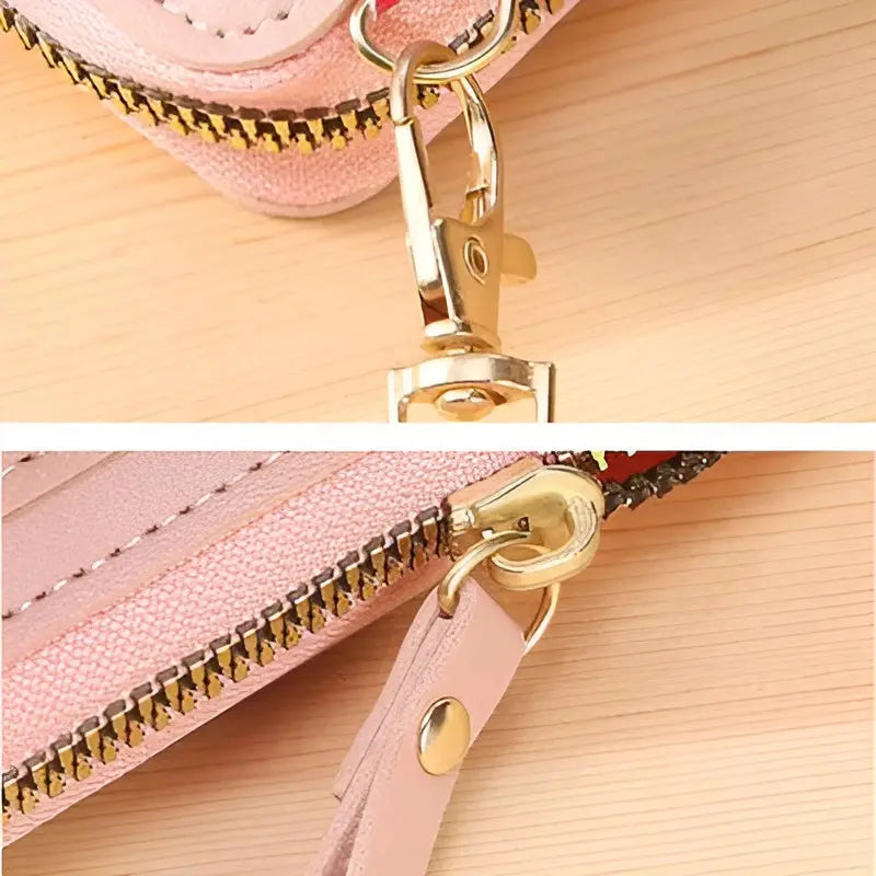 Soft Leather Shoulder Bag with Anti-Theft Protection - SafeTouch