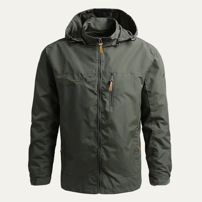 Men’s Waterproof Softshell Hooded Outdoor Jacket
