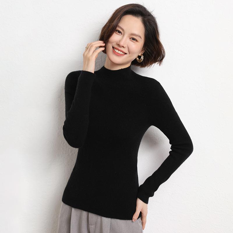 Sophie Knitted Women’s Jumper with Mock Turtleneck
