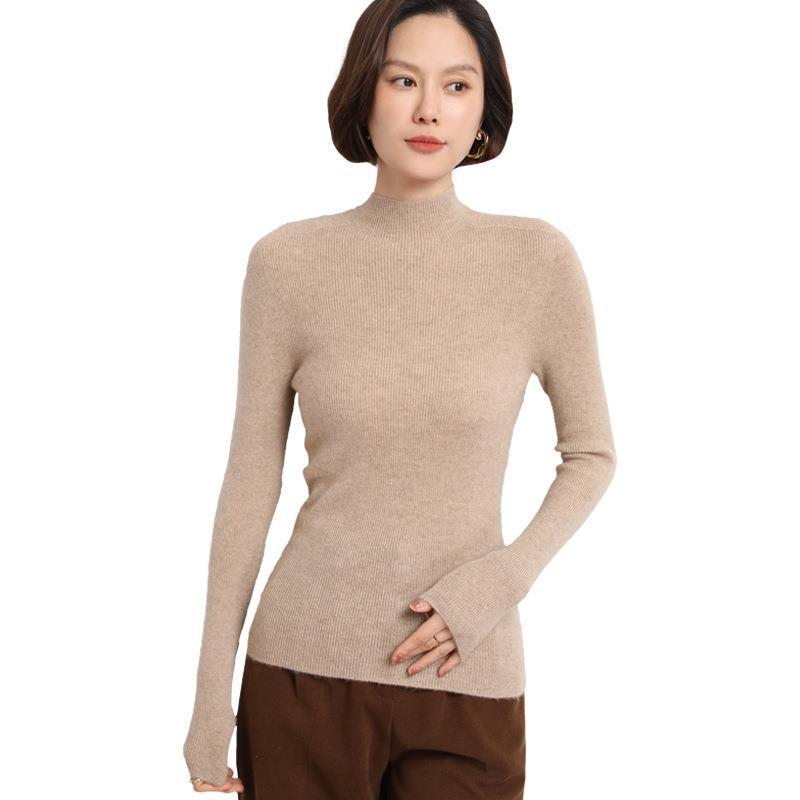 Sophie Knitted Women’s Jumper with Mock Turtleneck