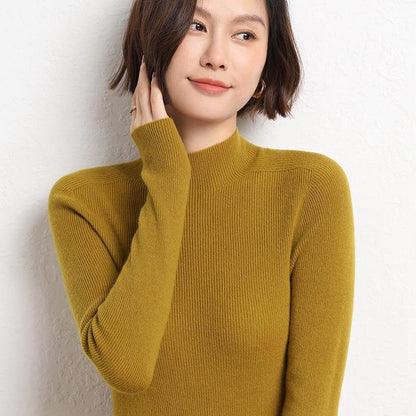 Sophie Knitted Women’s Jumper with Mock Turtleneck
