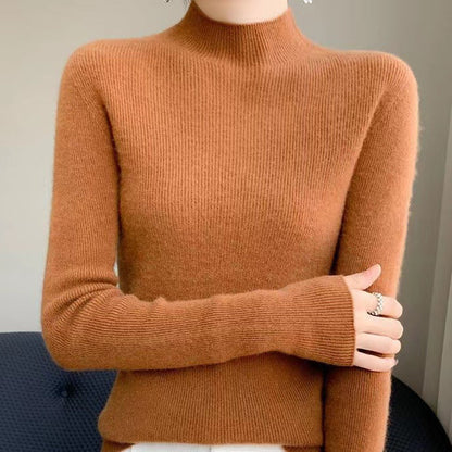 Sophie Knitted Women’s Jumper with Mock Turtleneck