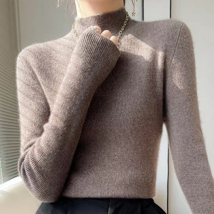 Sophie Knitted Women’s Jumper with Mock Turtleneck