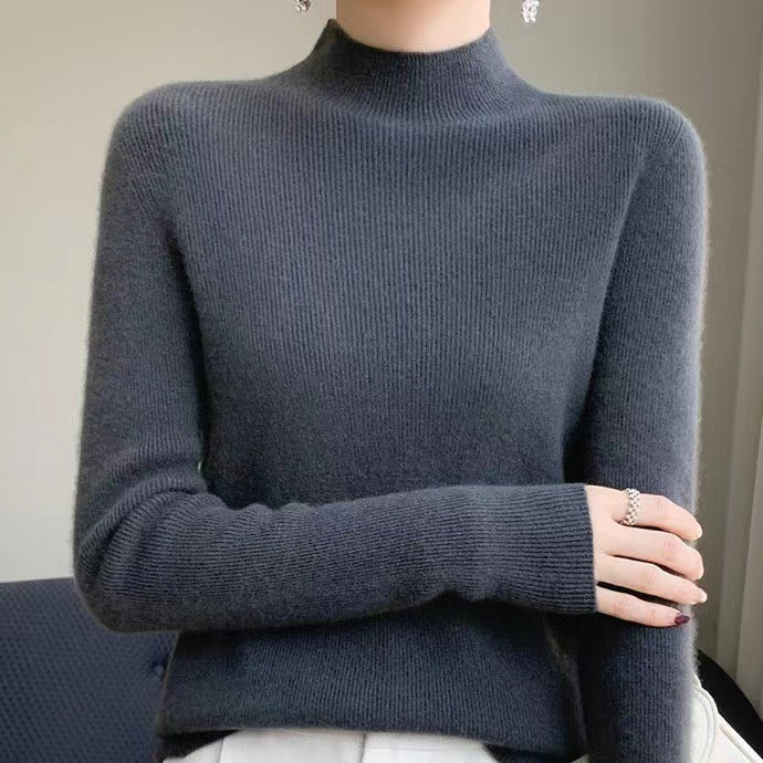 Sophie Knitted Women’s Jumper with Mock Turtleneck
