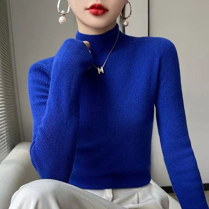 Sophie Knitted Women’s Jumper with Mock Turtleneck