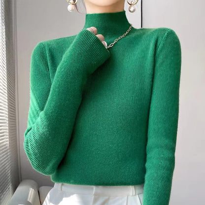 Sophie Knitted Women’s Jumper with Mock Turtleneck