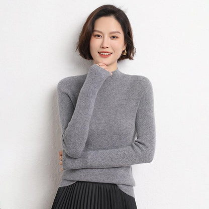 Sophie Knitted Women’s Jumper with Mock Turtleneck