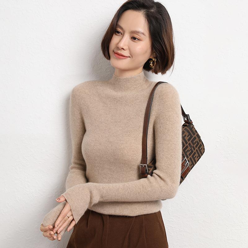 Sophie Knitted Women’s Jumper with Mock Turtleneck