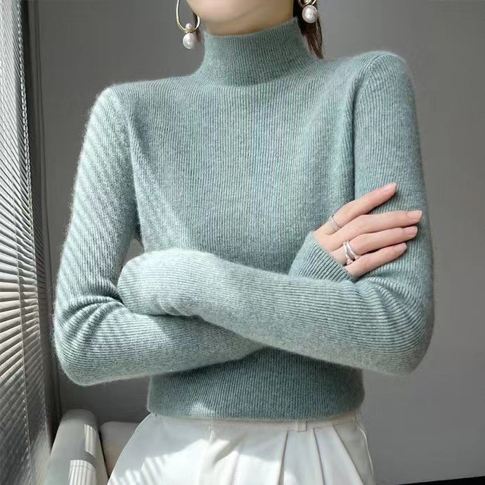 Sophie Knitted Women’s Jumper with Mock Turtleneck