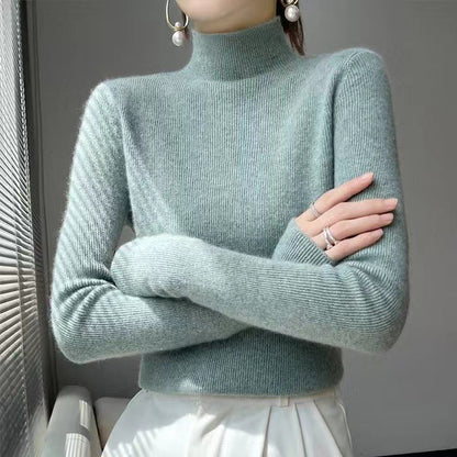 Sophie Knitted Women’s Jumper with Mock Turtleneck