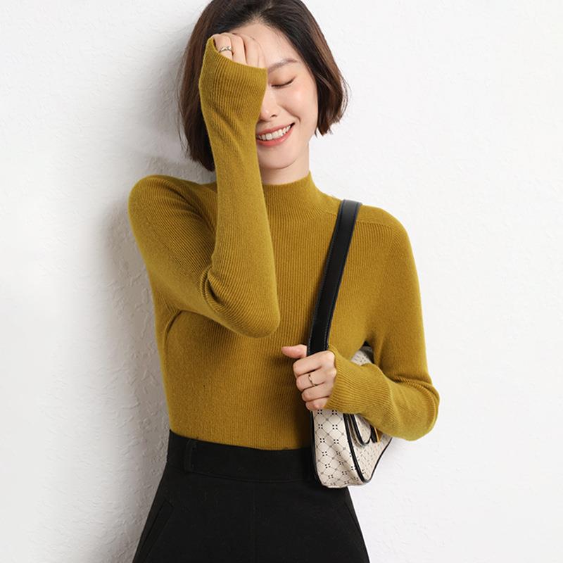Sophie Knitted Women’s Jumper with Mock Turtleneck