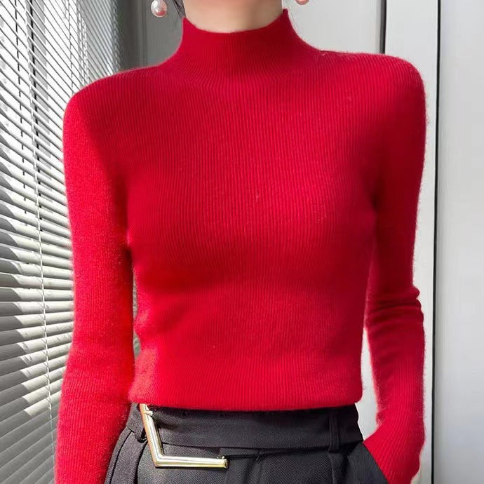 Sophie Knitted Women’s Jumper with Mock Turtleneck