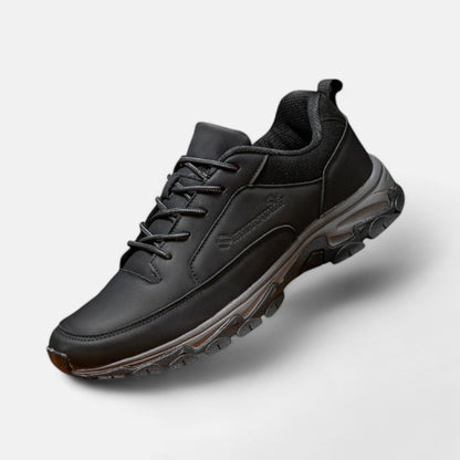Sporty Leather Lace-Up Shoes for Men – Liam