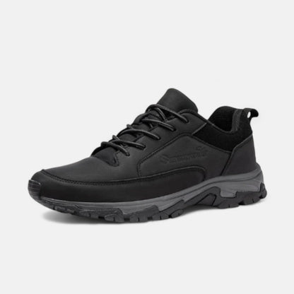 Sporty Leather Lace-Up Shoes for Men – Liam