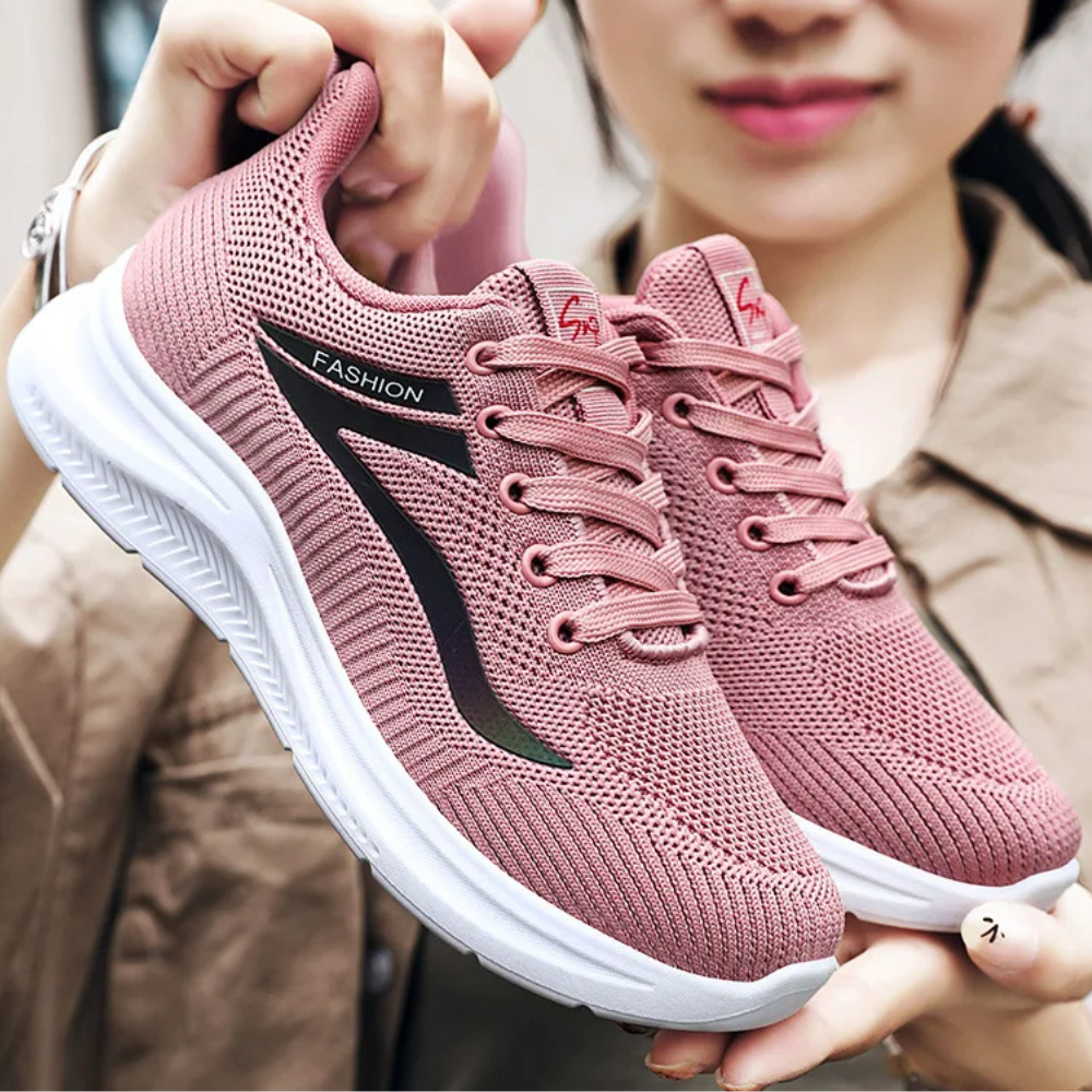 Sporty Orthopedic Women's Walking Shoes - FitWalk